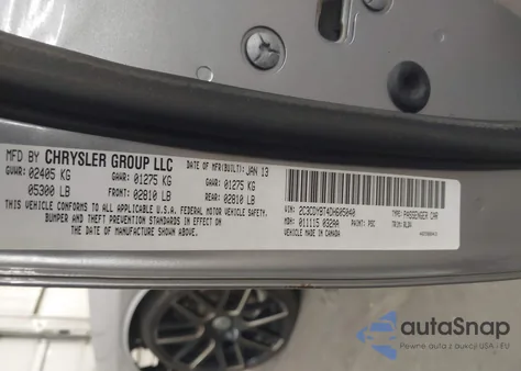 2013 Dodge Challenger R/T Plus из США, поврежденный, VIN 2C3CDYBT4DH605040